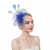 Something-Blue Accessories | Women’s Mesh With Faux Feather/Polka Dot Kentucky Derby Fascinators With Clip/Headband Dark Navy – Womens