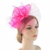 Something-Blue Accessories | Women’s Organza With Faux Feather/Veil Kentucky Derby Fascinators With Clip/Headband Blue – Womens