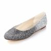 Something-Blue Accessories | Women’s Wedding Shoes Glitter Flat Heel Wedding Flats Bridesmaid Shoes Junior Bridesmaid Shoes Wedding Party Shoes Blue – Womens