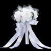 Wedding Flowers | 1 PC Artificial Wedding Flowers Round Foam Roses Bridesmaid Bouquets Beige – Womens