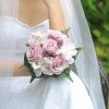 Wedding Flowers | 1 PC Artificial Wedding Flowers Round Silk Roses Bridesmaid Bouquets As Picture – Womens