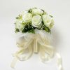 Wedding Flowers | 1 PC Artificial Wedding Flowers Round Silk Roses Bridesmaid Bouquets White – Womens