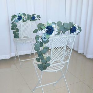 Wedding Flowers | 1 PC Artificial Wedding Flowers Silk Roses Decorations Dark Navy – Womens