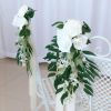 Wedding Flowers | 1 PC Artificial Wedding Flowers Silk/Cloth Roses Decorations White – Womens