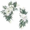 Wedding Flowers | 2 PCS Artificial Wedding Flowers Silk Ranunculus Decorations White – Womens