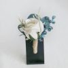 Wedding Flowers | 2 PCS Artificial Wedding Flowers Silk Roses Bridesmaid/Bridal Wedding Flower Packages Blue – Womens