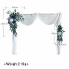 Wedding Flowers | 2 PCS Artificial Wedding Flowers Silk Roses Decorations Blue – Womens