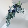 Wedding Flowers | 2 PCS Artificial Wedding Flowers Silk Roses Decorations Blue – Womens