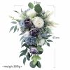 Wedding Flowers | Artificial Wedding Flowers Cascade Silk Roses Bridal Bouquets Blue – Womens