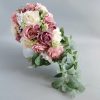 Wedding Flowers | Artificial Wedding Flowers Cascade Silk Roses Bridal Bouquets Pink – Womens