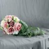 Wedding Flowers | Artificial Wedding Flowers Cascade Silk Roses Bridal Bouquets Pink – Womens