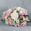 Wedding Flowers | Artificial Wedding Flowers Cascade Silk Roses Bridal Bouquets Pink – Womens