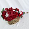 Wedding Flowers | Artificial Wedding Flowers Cascade Silk Roses Bridal Bouquets Red – Womens