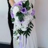 Wedding Flowers | Artificial Wedding Flowers Cascade Silk Roses Bridal Bouquets White – Womens