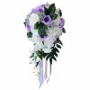 Wedding Flowers | Artificial Wedding Flowers Cascade Silk Roses Bridal Bouquets White – Womens