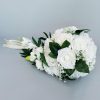 Wedding Flowers | Artificial Wedding Flowers Cascade Silk Roses Bridal Bouquets White – Womens