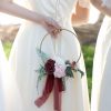 Wedding Flowers | Artificial Wedding Flowers Hoop Foam Roses Bridesmaid Bouquets Champagne – Womens