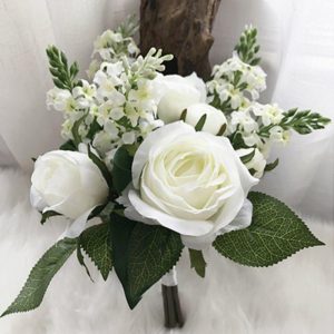 Wedding Flowers | Artificial Wedding Flowers Nosegay Silk Roses Bridesmaid Bouquets As Picture – Womens