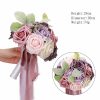 Wedding Flowers | Artificial Wedding Flowers Round Foam Roses Bridesmaid/Bridal Bouquets Champagne – Womens