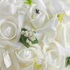 Wedding Flowers | Artificial Wedding Flowers Round PE Bridesmaid Bouquets White – Womens