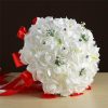 Wedding Flowers | Artificial Wedding Flowers Round PE Bridesmaid Bouquets White – Womens