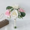 Wedding Flowers | Artificial Wedding Flowers Round Silk Baby’s Breath Bridesmaid Bouquets Pink – Womens