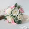 Wedding Flowers | Artificial Wedding Flowers Round Silk Baby’s Breath Bridesmaid Bouquets Pink – Womens