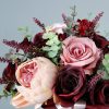 Wedding Flowers | Artificial Wedding Flowers Round Silk Bridesmaid Bouquets Red – Womens