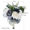 Wedding Flowers | Artificial Wedding Flowers Round Silk Dahlia Bridesmaid Bouquets Dark Navy – Womens