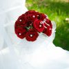 Wedding Flowers | Artificial Wedding Flowers Round Silk Roses Bridal Bouquets Red – Womens