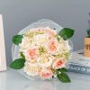 Wedding Flowers | Artificial Wedding Flowers Round Silk Roses Bridesmaid/Bridal Bouquets Pink – Womens