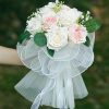 Wedding Flowers | Artificial Wedding Flowers Round Silk Roses Bridesmaid/Bridal Bouquets Pink – Womens