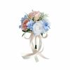 Wedding Flowers | Artificial Wedding Flowers Round Silk Roses/Baby’s Breath Bridesmaid Bouquets Blue – Womens