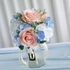 Wedding Flowers | Artificial Wedding Flowers Round Silk Roses/Baby’s Breath Bridesmaid Bouquets Blue – Womens