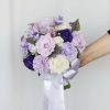 Wedding Flowers | Artificial Wedding Flowers Round Silk/Foam Roses/Chrysanthemum Bridesmaid/Bridal Bouquets Purple – Womens