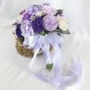 Wedding Flowers | Artificial Wedding Flowers Round Silk/Foam Roses/Chrysanthemum Bridesmaid/Bridal Bouquets Purple – Womens