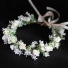 Wedding Flowers | Artificial Wedding Flowers Silk Orchids Bridesmaid/Flower Girl Flower Crowns White – Womens