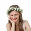 Wedding Flowers | Artificial Wedding Flowers Silk Orchids Bridesmaid/Flower Girl Flower Crowns White – Womens