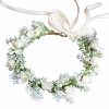 Wedding Flowers | Artificial Wedding Flowers Silk Orchids Bridesmaid/Flower Girl Flower Crowns White – Womens