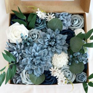 Wedding Flowers | Artificial Wedding Flowers Silk Roses Decorations Blue – Womens