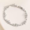 Wedding & Party Jewelry | Classic Oval Cubic Zirconia Tennis Bracelet Silver – Womens