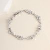 Wedding & Party Jewelry | Classic Oval Cubic Zirconia Tennis Bracelet Silver – Womens