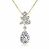 Wedding & Party Jewelry | Elegant Crystal Drop Earrings Pendant Necklaces Jewelry Sets Blue – Womens