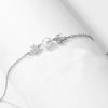 Wedding & Party Jewelry | Elegant Cubic Zirconia/Pearl Chain & Link Bracelets  – Womens