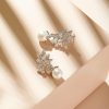 Wedding & Party Jewelry | Elegant Rhinestone/Pearl Drop Earrings Silver – Womens