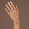 Wedding & Party Jewelry | Gorgeous Rhinestone Bangles Bracelet Silver – Womens