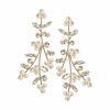 Wedding & Party Jewelry | Luxurious Marquise Rhinestone/Pearl Drop Earrings Silver – Womens