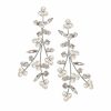 Wedding & Party Jewelry | Luxurious Marquise Rhinestone/Pearl Drop Earrings Silver – Womens