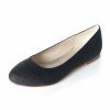 Wedding Shoes | Women’s Wedding Shoes Glitter Flat Heel Round Toe Wedding Flats Junior Bridesmaid Shoes Simple Work Daily Shoes Silver – Womens