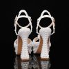 Wedding Shoes | Women’s Wedding Shoes Pearl Wedding Sandals Bridal Shoes Elegant Peep Toe Platform Flare Heel Shoes Ivory – Womens